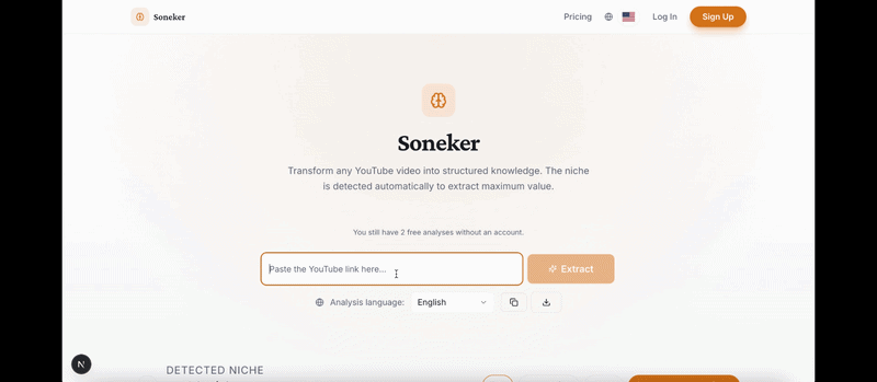 Demonstração do produto